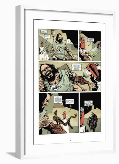 Zombies vs. Robots: No. 7 - Comic Page with Panels-Paul Davidson-Framed Art Print