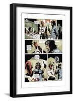 Zombies vs. Robots: No. 7 - Comic Page with Panels-Paul Davidson-Framed Art Print