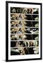 Zombies vs. Robots: No. 7 - Comic Page with Panels-Paul Davidson-Framed Art Print