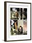 Zombies vs. Robots: No. 7 - Comic Page with Panels-Paul Davidson-Framed Art Print