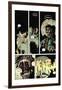 Zombies vs. Robots: No. 7 - Comic Page with Panels-Paul Davidson-Framed Art Print