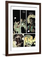 Zombies vs. Robots: No. 7 - Comic Page with Panels-Paul Davidson-Framed Art Print