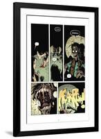 Zombies vs. Robots: No. 7 - Comic Page with Panels-Paul Davidson-Framed Art Print