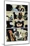 Zombies vs. Robots: No. 7 - Comic Page with Panels-Paul Davidson-Mounted Art Print