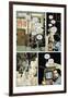 Zombies vs. Robots: No. 7 - Comic Page with Panels-Paul Davidson-Framed Art Print