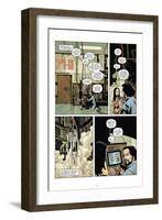 Zombies vs. Robots: No. 7 - Comic Page with Panels-Paul Davidson-Framed Art Print