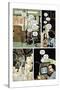 Zombies vs. Robots: No. 7 - Comic Page with Panels-Paul Davidson-Stretched Canvas