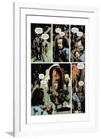 Zombies vs. Robots: No. 7 - Comic Page with Panels-Paul Davidson-Framed Art Print