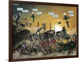 Zombies vs. Robots: No. 7 - Page Spread-Valentin Ramon-Framed Art Print