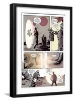 Zombies vs. Robots: No. 8 - Comic Page with Panels-Antonio Fuso-Framed Art Print