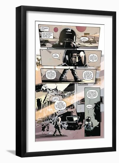 Zombies vs. Robots: No. 8 - Comic Page with Panels-Antonio Fuso-Framed Art Print