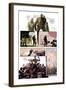 Zombies vs. Robots: No. 8 - Comic Page with Panels-Antonio Fuso-Framed Art Print