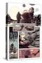 Zombies vs. Robots: No. 8 - Comic Page with Panels-Antonio Fuso-Stretched Canvas