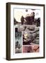 Zombies vs. Robots: No. 8 - Comic Page with Panels-Antonio Fuso-Framed Art Print