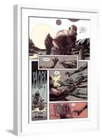 Zombies vs. Robots: No. 8 - Comic Page with Panels-Antonio Fuso-Framed Art Print