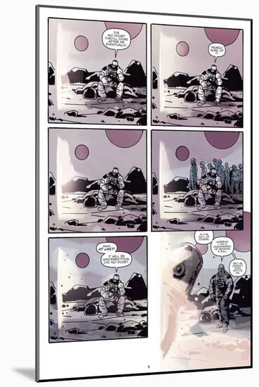 Zombies vs. Robots: No. 8 - Comic Page with Panels-Antonio Fuso-Mounted Art Print