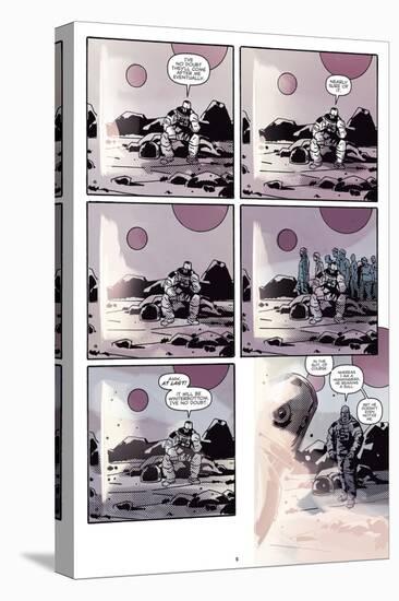 Zombies vs. Robots: No. 8 - Comic Page with Panels-Antonio Fuso-Stretched Canvas