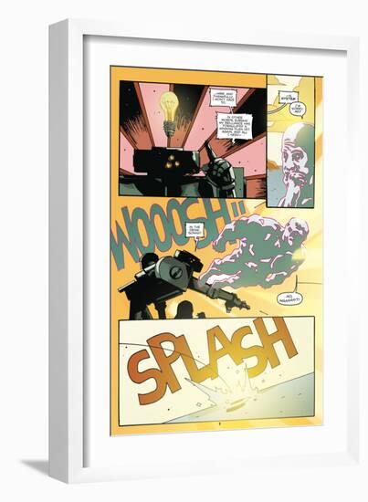 Zombies vs. Robots: No. 9 - Comic Page with Panels-Antonio Fuso-Framed Art Print