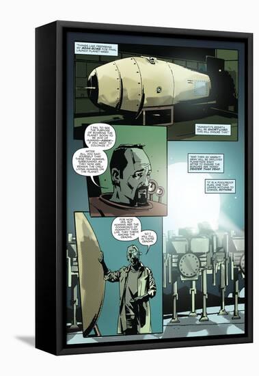 Zombies vs. Robots: No. 9 - Comic Page with Panels-Antonio Fuso-Framed Stretched Canvas