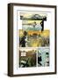 Zombies vs. Robots: No. 9 - Comic Page with Panels-Antonio Fuso-Framed Art Print