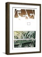 Zombies vs. Robots: No. 9 - Comic Page with Panels-Antonio Fuso-Framed Art Print