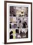 Zombies vs. Robots: No. 9 - Comic Page with Panels-Antonio Fuso-Framed Art Print