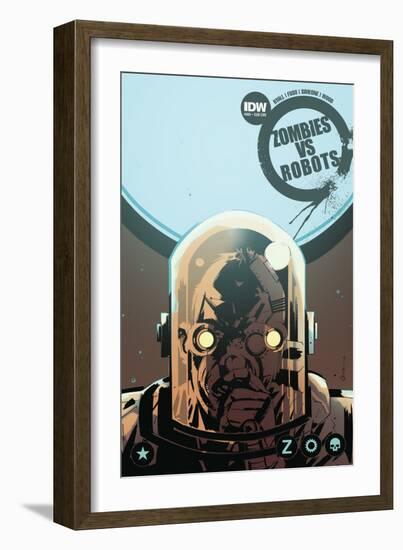 Zombies vs. Robots: No. 9 - Cover Art-Antonio Fuso-Framed Art Print