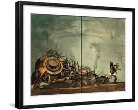 Zombies vs. Robots: Undercity - Page Spread-Fabio Listrani-Framed Art Print