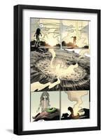 Zombies vs. Robots: Volume 1 - Comic Page with Panels-Val Mayerik-Framed Art Print