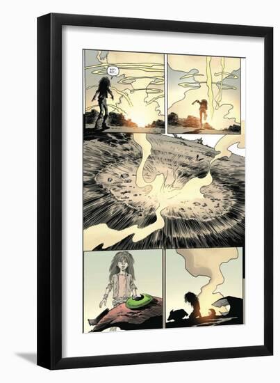 Zombies vs. Robots: Volume 1 - Comic Page with Panels-Val Mayerik-Framed Art Print