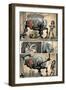 Zombies vs. Robots: Volume 1 - Comic Page with Panels-Val Mayerik-Framed Art Print