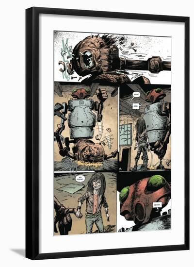 Zombies vs. Robots: Volume 1 - Comic Page with Panels-Val Mayerik-Framed Premium Giclee Print