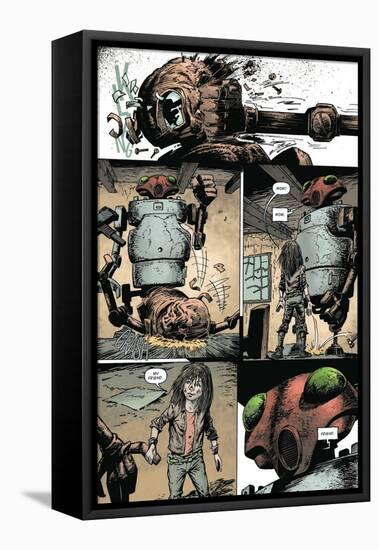 Zombies vs. Robots: Volume 1 - Comic Page with Panels-Val Mayerik-Framed Stretched Canvas