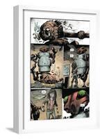 Zombies vs. Robots: Volume 1 - Comic Page with Panels-Val Mayerik-Framed Art Print