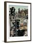 Zombies vs. Robots: Volume 1 - Comic Page with Panels-Val Mayerik-Framed Premium Giclee Print