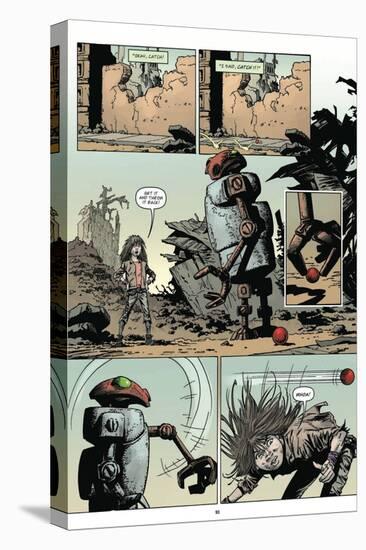 Zombies vs. Robots: Volume 1 - Comic Page with Panels-Val Mayerik-Stretched Canvas