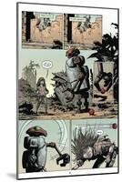 Zombies vs. Robots: Volume 1 - Comic Page with Panels-Val Mayerik-Mounted Art Print