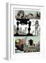 Zombies vs. Robots: Volume 1 - Comic Page with Panels-Val Mayerik-Framed Art Print