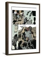 Zombies vs. Robots: Volume 1 - Comic Page with Panels-Val Mayerik-Framed Art Print