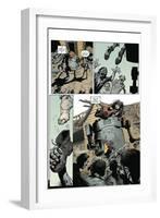 Zombies vs. Robots: Volume 1 - Comic Page with Panels-Val Mayerik-Framed Art Print