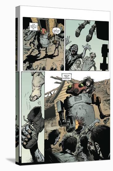 Zombies vs. Robots: Volume 1 - Comic Page with Panels-Val Mayerik-Stretched Canvas