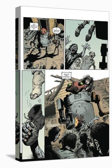 Zombies vs. Robots: Volume 1 - Comic Page with Panels-Val Mayerik-Stretched Canvas