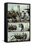 Zombies vs. Robots: Volume 1 - Comic Page with Panels-Val Mayerik-Framed Stretched Canvas