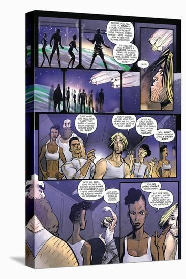 Zombies vs. Robots: Volume 1 - Comic Page with Panels-Anthony Diecidue-Stretched Canvas