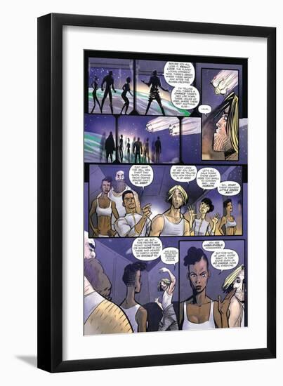 Zombies vs. Robots: Volume 1 - Comic Page with Panels-Anthony Diecidue-Framed Art Print