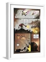 Zombies vs. Robots: Volume 1 - Comic Page with Panels-Anthony Diecidue-Framed Art Print