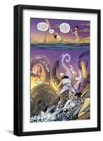 Zombies vs. Robots: Volume 1 - Comic Page with Panels-Anthony Diecidue-Framed Art Print