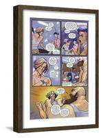 Zombies vs. Robots: Volume 1 - Comic Page with Panels-Anthony Diecidue-Framed Art Print