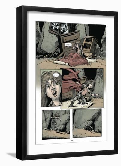 Zombies vs. Robots: Volume 1 - Comic Page with Panels-Val Mayerik-Framed Art Print