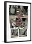 Zombies vs. Robots: Volume 1 - Comic Page with Panels-Val Mayerik-Framed Art Print